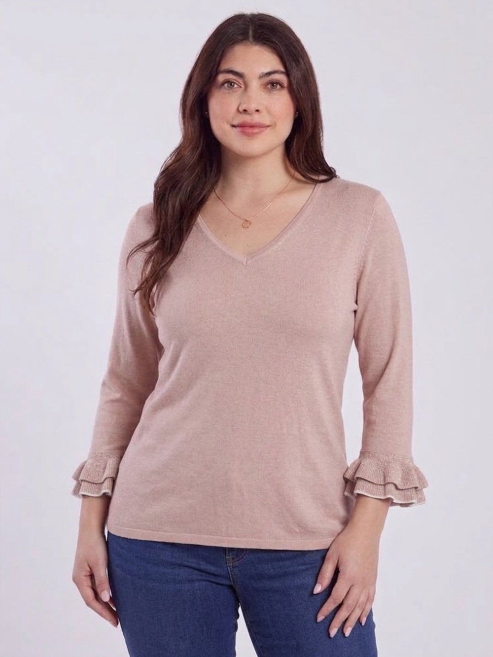 NEIMAN MARCUS $199 • 38” bust • silk and cashmere blend contemporary knit top